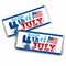 Big Dot of Happiness Firecracker 4th of July - Candy Bar Wrapper Red, White and Royal Blue Party Favors - Set of 24